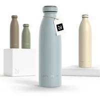 LARS NYSØM Thermoflasche Ren, Isolierflasche mit Vakuum Isolierung: 12h heiß / 24h kühl