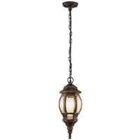 Lindby Hängeleuchten Nadesha, Kunststoff Gold / Messing IP44, 1 x 60 W