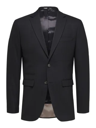 selected men - SLMSLIM-NEIL BLZ NOOS Schwarz - Gr. - 46