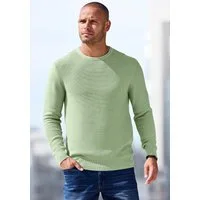 AUTHENTIC LE JOGGER Strickpullover mit Double-Layer Optik, Pullover aus reiner Baumwolle