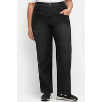 Sheego Bequeme Jeans Stretch-Jeans High-Waist im Curvy-Schnitt ANNE
