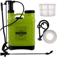 Gardlov Drucksprühgerät Handdrucksprüher 16L Gartensprüher, (Spar-Set, 1-tlg., bequeme Rucksackgurte), 50 cm lange Lanze und 120 cm flexibler Schlauch bieten Komfort
