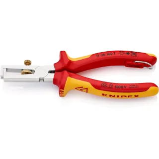 KNIPEX Abisolierzange mit Befestigungsöse - 1106160T