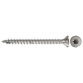 Fischer Spanplattenschraube PowerFast 4,0x20 FPF-ST A4F. Vollgewinde, Senkkopf, TX, Edelstahl A4 - 657276
