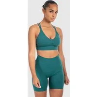 Smilodox Sport-BH Katrin, Crop Top V-Ausschnitt Fester Halt Fester Halt Yoga Alltag Sport Bra Atmungsaktiv ohne Bügel Fitness Gym Scrunch Bustier