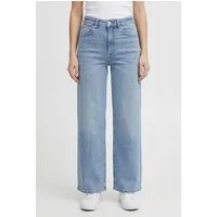 ONLY High-waist-Jeans ONLMADISON BLUSH HW CP WD DNM CRO371NOOS wide fit, knöchelfrei