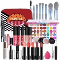 KINSI Make-up Set Mehrteiliges Make-up Set, Einsteiger Schminkset, Geschenkset für Damen, 29-tlg., leichtes Schminkset Komplettset, Must Have Set für Makeup-Trägerinnen