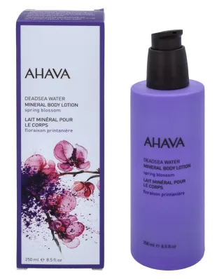Ahava Totes Meer Wasser Min. Körperlotion Frühling Blosso 250ml