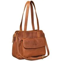 Benthill Handtasche Damen Echt Leder Henkeltasche Umhängegurt Vintage Tasche Umhängetasche, Schultergurt / Umhängegurt Reißverschlussfach