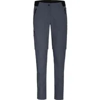 Bergson Outdoorhose VIDAA COMFORT Zipp Off (slim) Damen Wanderhose, leicht strapazierfähig, Normalgrößen, grau/blau