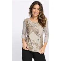 Sieh an! T-Shirt Rundhals-Shirt 3/4-Arm