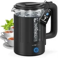 CLATRONIC Wasserkocher WK 3837 G, Wasserkocher Glas, 1,7 Liter
