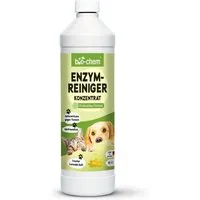 bio-chem Geruchsentferner Enzymreiniger 1 L Geruchsentferner gegen Urin, Katzen & Hundeurin (Einzelprodukt, Enzymreiniger Konzentrat 1 L), Probiotisch & tiefenwirksam gegen Tiergeruch