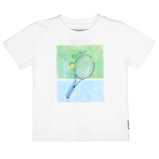 BASEFIELD - Kn.-T-Shirt offwhite - Gr. - 128/134