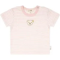 Steiff T-Shirt T-Shirt kurzarm GOTS Baby Wellness mit Teddykopf