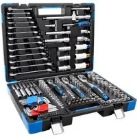 Güde Werkzeugset GWZK 157, (Set, inkl. Transportkoffer), Chrom-Vanadium-Stahl, 157-teilig