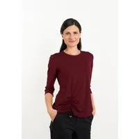 Seidel Moden 3/4-Arm-Shirt mit Raff-Detail vorne - MADE IN GERMANY