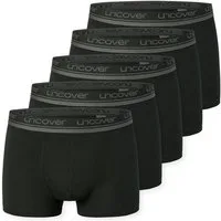 uncover by SCHIESSER Boxershorts Basic für jeden Tag im praktischen 5er Pack