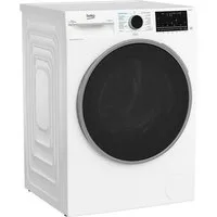BEKO Waschtrockner B3DFT510447W, 10 kg, 6 kg, 1400 U/min, Nachlegefunktion, Hygiene, SteamCure-Dampf, 15 Programme