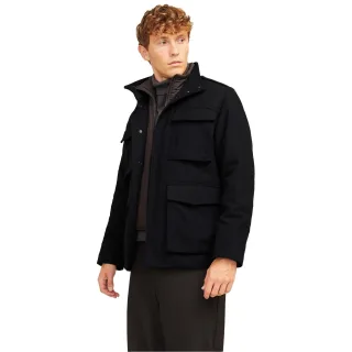Jack And Jones - "Alex" Feldjacke für Herren, Mehrere Fächer, Regulär (Schwarz)