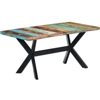 vidaXL Esstisch Esstisch 160x80x75 cm Altholz Massiv (1-St)