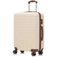 YONSLY Koffer Reisekoffer Hartschale ABS in S, M, L oder XL für jede Reise, 4 Rollen, 360°-Doppelrollen, Zahlenschloss, weicher Gummigriff, leicht
