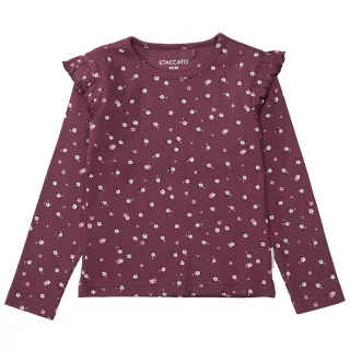 STACCATO - Md.-Shirt dark berry aop - Gr. - 110