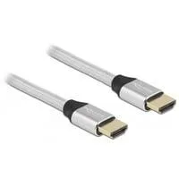 Ultra High Speed HDMI-Kabel 48 Gbps 8K 60Hz silber, 3 Meter