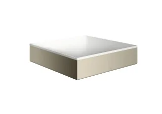 Hansgrohe Aufsatzwaschtisch AXOR Suite Basins&Bathtubs 400x400mm o.Hl.Ül weiss/polished nickel, 4200 42003830