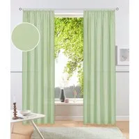 OTTO home Vorhang Raja, Gardinen mit Kräuselband, Vorhänge Wohnzimmer (2 St), Kräuselband, blickdicht, Polyester, 2er-Set, Bestseller, einfarbig, modern, pflegeleicht, Mikrofaser