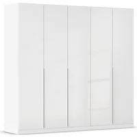 OTTO home Drehtürenschrank Kleiderschrank Schrank Garderobe AGORDO Schlafzimmer (in zwei Griff-Farben, Breiten 91-405 cm, Dekor- oder Hochglanzfront) durchdachte Innenausstattung, in 8 Breiten und 2 Höhen MADE IN GERMANY