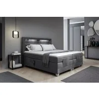 DB-Möbel Boxspringbett Schlafzimmerbett CAVIDOS Elektrisch in Stoff Fresh (inkl. Topper), Matratzen elektrisch verstellbar)