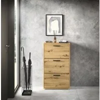 HBZ Schuhkipper Sam Schuhkipper, Schuhschrank BxHxT 59x103x17 cm (1 St), Schuhkipper, Schuhschrank mit 3 Klappen, BxHxT 59x103x17cm