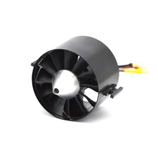 HOOKLL 70mm 12-blade EDF Ducted Fan for F16 710mm Wingspan Fighting Falcon Fixed Wing RC Airplane