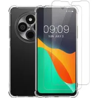 kalibri Handyhülle Hülle für Xiaomi Redmi 14C / Poco C75 Case, Handyhülle mit 2x Glas Schutz Folie - Cover Handyhülle