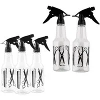BAYLI Sprühflasche 5er Set Sprühflasche Friseur 500ml Handsprüher für Haare Zerstäuber