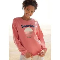 Vivance Sweater mit schönem Frontprint, Loungewear