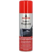 NIGRIN Gummi-Pflege Spray 300ml Gummidichtungs-Pflege Pflegeset (1-St. Nigrin Gummi-Pflege Spray Auto Aufbereitung Pfleger Farbfrisch Weich)