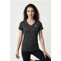 Under Armour® Trainingsshirt TECH SSV- TWIST mit V-Ausschnitt, Kurzarm-Design, schnell trocknend, atmungsaktiv