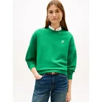 Tommy Hilfiger Sweatshirt TH SCRIPT REG SWEATSHIRT mit kleinem Logo-Stick