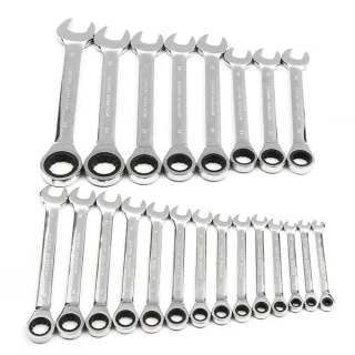 Raitool™ HT01 Chrome Vanadium Steel Metric Ratchet Spanner Wrench Fixed Head 6-32mm