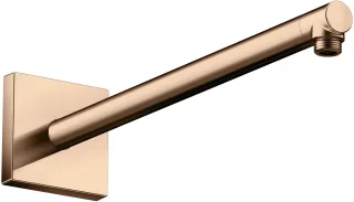Hansgrohe Brausearm DN15 390mm eckig Axor Polished Red Gold 26436300