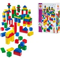 Eichhorn 100 Bunte Holzbausteine Spielbausteine, Made in Germany