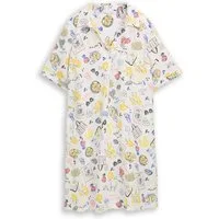 TOM TAILOR Midikleid dress linen with polo collar