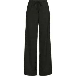 Weite Hose aus gebürstetem Flanell mit Streifendetail für Damen, Damen, size: regular, Grau, by Lands' End