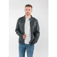 Mauritius Lederjacke MMBroum mit Bikerkragen