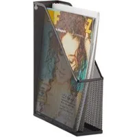 relaxdays Organizer Stehsammler Metallgeflecht (1 St), schwarz