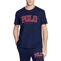 Polo Ralph Lauren T-Shirt 90s Big Logo Retro Classic Fit 90s Großer Collegiate-Logo-Aufdruck auf der Brust