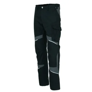 KÜBLER ACTIVIQ cotton+ Damenhose schwarz/anthrazit 36 - 2550 3421-9997-36