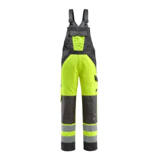 MASCOT Gosford Latzhose mit Knietaschen SAFE LIGHT Hi-vis Gelb / Dunkelanthrazit 46 - 15969-948-1718-76C46